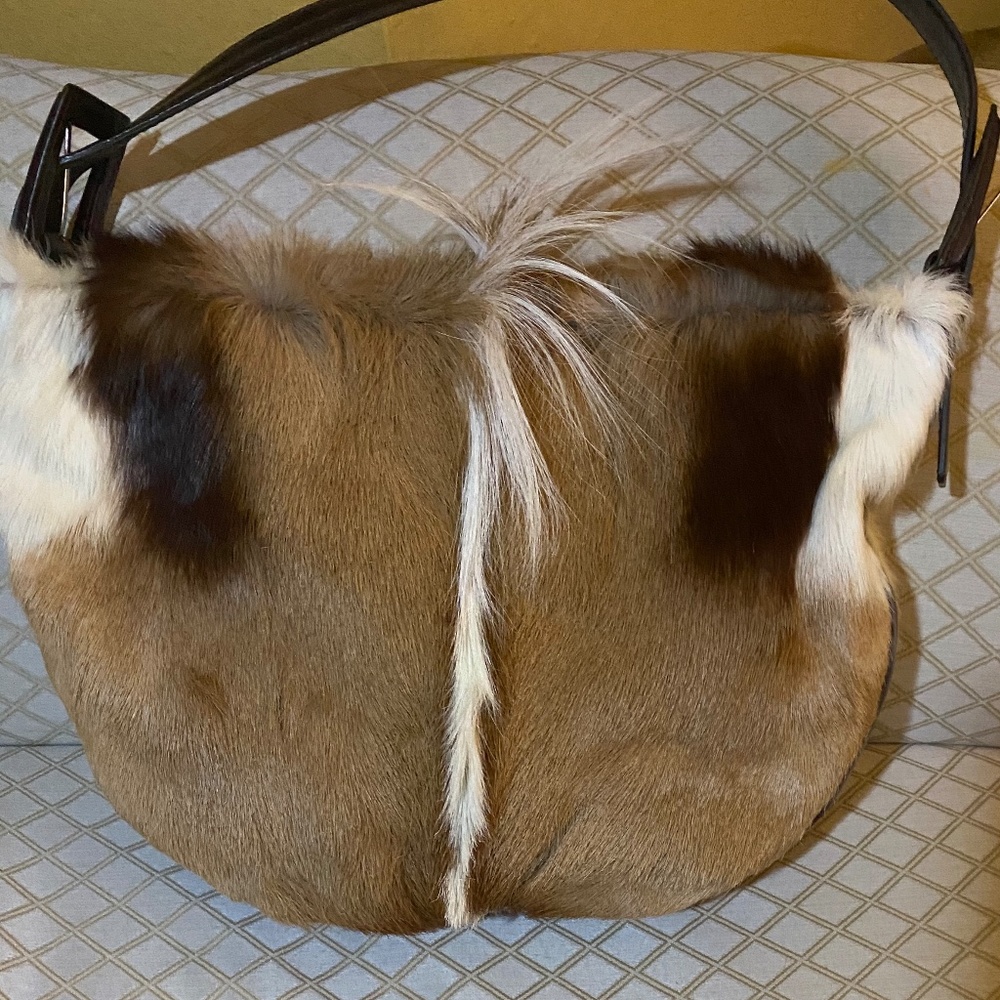 Authentic Diane Gail Springbok Fur Handbag